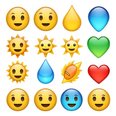 Izraditi set emojija koji su specifični za EnergoVibe sticker