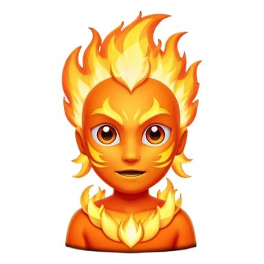 fire spirit sticker