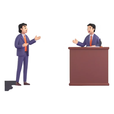 professional hair stylist giving seminar to hairdressers sticker