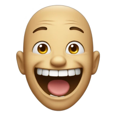 Laughing maniac sticker