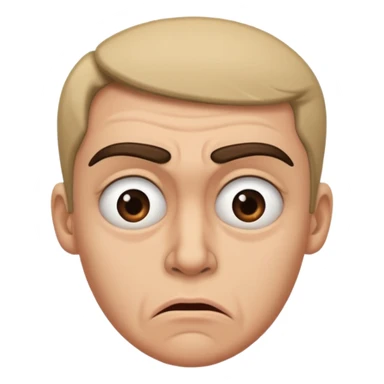 Jealous disgusted look sticker