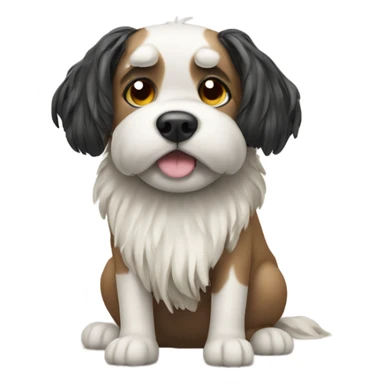 dog mops sticker
