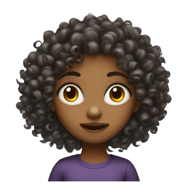 Crazy curly girl  sticker