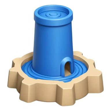 sandcastle mold sticker