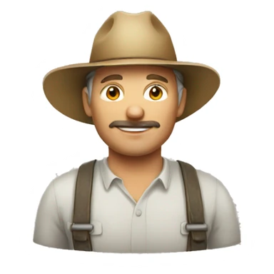 dutch farmer adult sticker