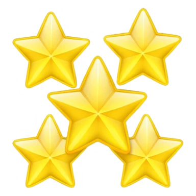 Yellow stars  sticker