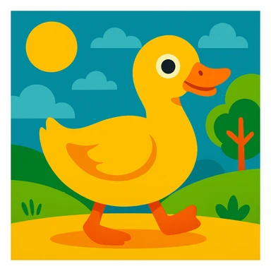 Duck sticker