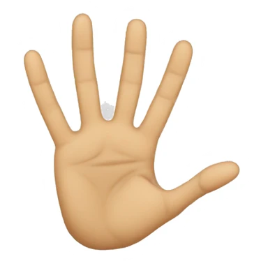 3 Finger salute serbia, hand sticker