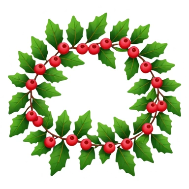 guirlande de noel sticker