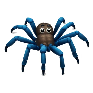 Tarantula with blue toes  sticker