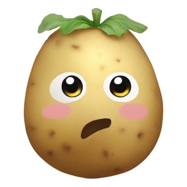 Potato in a tutu sticker