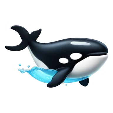 cute killer whale sticker