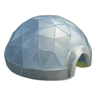 Geodesic dome sticker