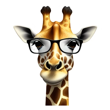 Giraffa con occhiali da sole sticker