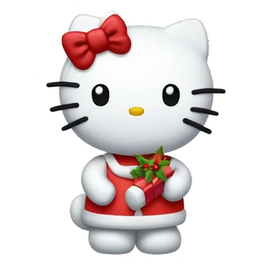 Christmas hello kitty  sticker
