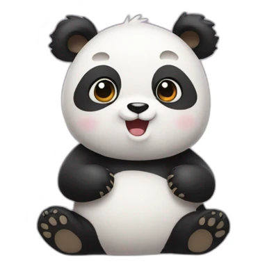 panda hehua sticker