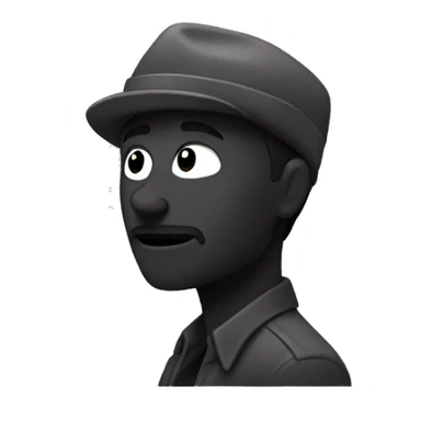 Noir stylé  sticker