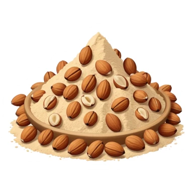 powdered  nuts sticker