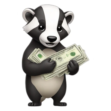 badger hold cash sticker