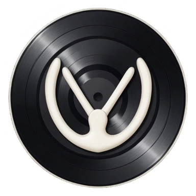 A vynil of Conan Gray's wishbone sticker
