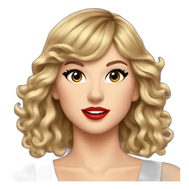 Taylor Swift during the ERAS Tour sticker