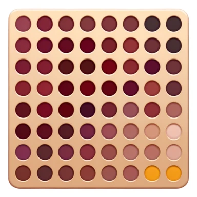 dark burgundy Paint palette realistic sticker