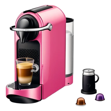 vertuo machine by Nespresso in Pink sticker