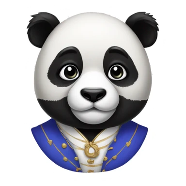 Panda aristocratic  sticker