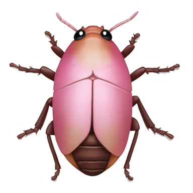 Pink cockroach  sticker