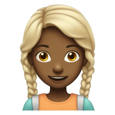 little girl with braces and an attitude  sticker