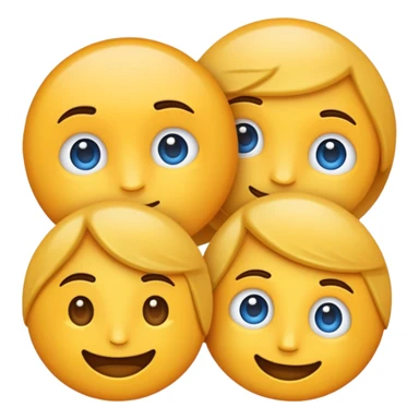 een blauwe emoji die het sst teken doet en hij moet serieus kijken en manelijk zijn  sticker