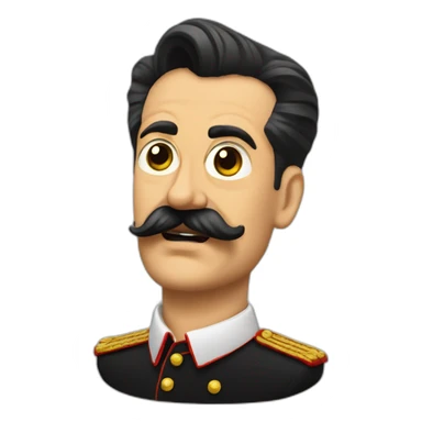 stalin hating spanish flamenco sticker
