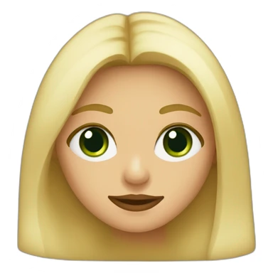 Buza y montañera mujer rubia con los ojos verdes sticker