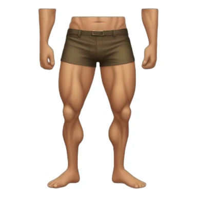 Very Muscular legs sticker