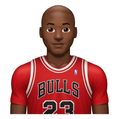 Michael Jordan number 23 Chicago Bulls sticker