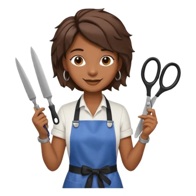 hair stylist sticker