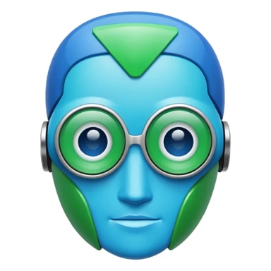 Minimalistic App Icon for AI Agent sticker