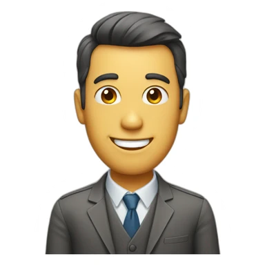 A man who winks sticker