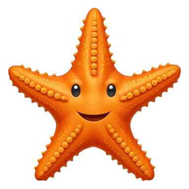 starfish with a smile sticker