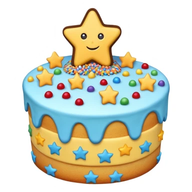cosmic cake sticker