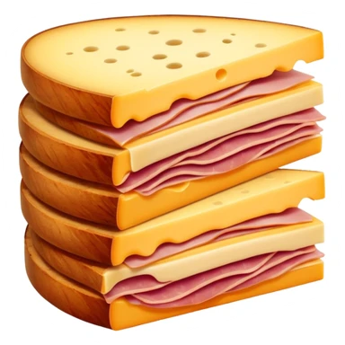 cheese and ham sticker