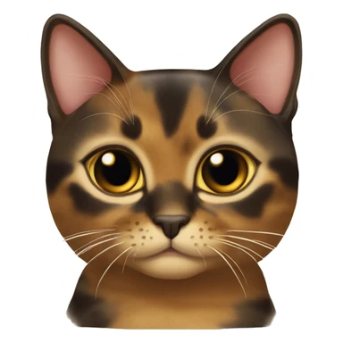 tortiseshell cat sticker
