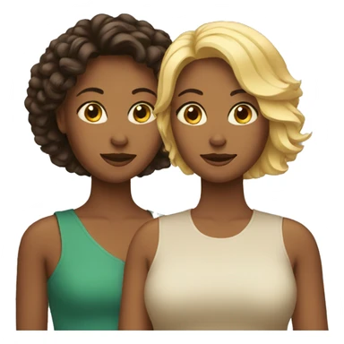 three diverse women sticker