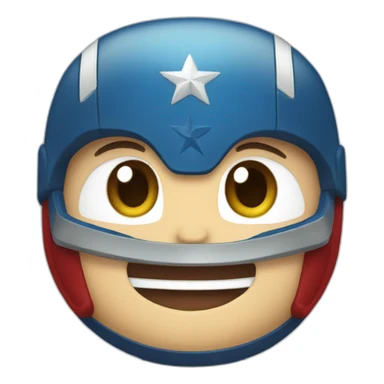 happy captain america in christmas sticker