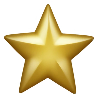 Estrella de 4 puntas ,color dorada con destellos pequeños  sticker