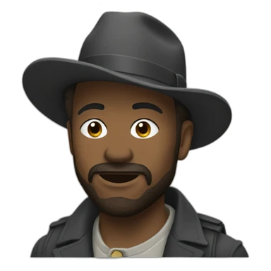 Django fighting with trains sticker