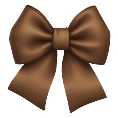 brown bow sticker