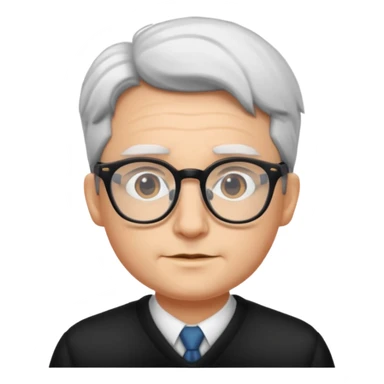 edgar w glasses sticker