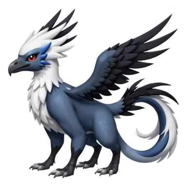 Trico-Nargacuga-Silvally-Absol-fusion sticker