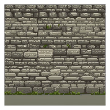 A long stone wall sticker